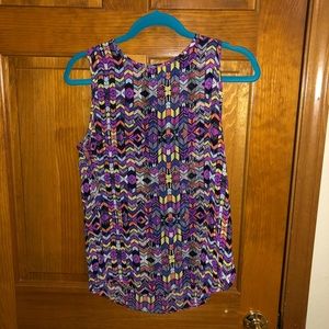 Francesca’s Multicolor Sleveless Top